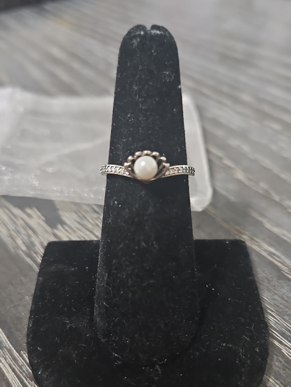 Pandora Disney Ariel Pearl Ring 6.5